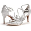 image:imageDREAM PAIRS Womens Fashion Stilettos Open Toe Pump Heel SandalsSilverGlitter