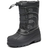 image:imageDREAM PAIRS Boys Girls Snow Boots Waterproof Outdoor Warm Cozy AntiSlip Mid Calf Faux Fur Lining Winter Shoes for LittleBig KidsBlack