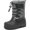 image:imageDREAM PAIRS Boys Girls Snow Boots Waterproof Outdoor Warm Cozy AntiSlip Mid Calf Faux Fur Lining Winter Shoes for LittleBig KidsBlackGreyRed
