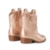 image:imageDREAM PAIRS Girls Cowgirl Boots Cowboy Boots with Low Heel Western Embroidered Fashion Mid Calf Shoes for ToddlerLittle KidBig KidRose Gold