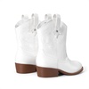 image:imageDREAM PAIRS Girls Cowgirl Boots Cowboy Boots with Low Heel Western Embroidered Fashion Mid Calf Shoes for ToddlerLittle KidBig KidWhite