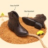 image:imageDREAM PAIRS Girls Cowgirl Cowboy Ankle Western Boots Side Zipper Riding Shoes with Tassel Little KidBig KidBrown