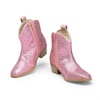image:imageDREAM PAIRS Girls Cowgirl Cowboy Rhinestone Boots Ankle Low Heel Dress BootiesPink