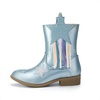 image:imageDREAM PAIRS Girls Cowgirl Cowboy Western Mid Calf Tassel BootsBlue