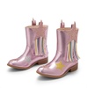 image:imageDREAM PAIRS Girls Cowgirl Cowboy Western Mid Calf Tassel BootsPink