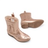 image:imageDREAM PAIRS Girls Cowgirl Cowboy Western Mid Calf Tassel BootsRose Gold