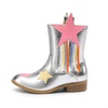 image:imageDREAM PAIRS Girls Cowgirl Cowboy Western Mid Calf Tassel BootsSilver