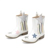 image:imageDREAM PAIRS Girls Cowgirl Cowboy Western Mid Calf Tassel BootsWhitepu