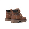 image:imageDREAM PAIRS Kids Ankle Boots Boys Girls Fashion Booties with Hook and Loop ToddlerLittle KidBrown