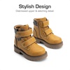 image:imageDREAM PAIRS Kids Ankle Boots Boys Girls Fashion Booties with Hook and Loop ToddlerLittle KidCamel
