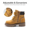image:imageDREAM PAIRS Kids Ankle Boots Boys Girls Fashion Booties with Hook and Loop ToddlerLittle KidCamel
