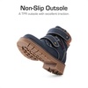 image:imageDREAM PAIRS Kids Ankle Boots Boys Girls Fashion Booties with Hook and Loop ToddlerLittle KidNavy