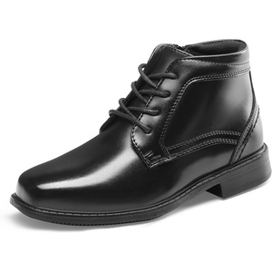 image:imageDREAM PAIRS Boys Dress Boots Laceup Formal Shoes with Side Zipper