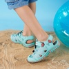 image:imageDREAM PAIRS Boys Girls ClosedToe Outdoor Summer Water Sport Sandals for ToddlerLittleBig KidLightGreenCoral