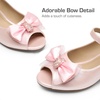 image:imageDREAM PAIRS Girls Heels Dress Shoes Flats for Wedding Bow Flower Princess Shoes for Little KidBig KidPinkpu