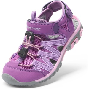 image:imageDREAM PAIRS Boys Girls ClosedToe Outdoor Summer Water Sport Sandals for ToddlerLittleBig KidPurpleLightPurple