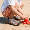 image:imageDREAM PAIRS Boys Girls Outdoor Summer Water Sport Athletic Sandals for ToddlerLittleBig KidDarkGreyOrange