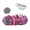 image:imageDREAM PAIRS Boys Girls Outdoor Summer Water Sport Athletic Sandals for ToddlerLittleBig KidFuchsiaLightGrey