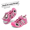 image:imageDREAM PAIRS Boys Girls Outdoor Summer Water Sport Athletic Sandals for ToddlerLittleBig KidFuchsiaShellPink