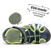 image:imageDREAM PAIRS Boys Girls Outdoor Summer Water Sport Athletic Sandals for ToddlerLittleBig KidNavyNeon Green