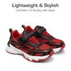 image:imageDREAM PAIRS Boys Girls Shoes Kids Tennis Athletic Running Footwear Breathable Walking Sneakers for LittleBig KidRedBlack