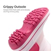 image:imageDREAM PAIRS Boys Girls Snow Boots WaterResistant Outdoor Warm Cozy AntiSlip Mid Calf Faux Fur Lining Winter Shoes for ToddlerLittleBig KidsPink