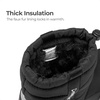 image:imageDREAM PAIRS Boys Girls Winter Snow Boots Slip Resistant Outdoor Cold Weather Boots with Faux Fur LiningBlack