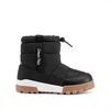 image:imageDREAM PAIRS Boys Girls Winter Snow Boots Slip Resistant Outdoor Cold Weather Boots with Faux Fur LiningBlack