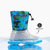 image:imageDREAM PAIRS Boys Snow Boots Waterproof Camouflage Slip Resistant Mid Calf Faux Fur Lining Outdoor Muck Winter Shoes for LittleBig KidsBlueGray