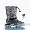 image:imageDREAM PAIRS Boys Snow Boots Waterproof Camouflage Slip Resistant Mid Calf Faux Fur Lining Outdoor Muck Winter Shoes for LittleBig KidsGrayBlack