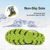 image:imageDREAM PAIRS Boys Snow Boots Waterproof Camouflage Slip Resistant Mid Calf Faux Fur Lining Outdoor Muck Winter Shoes for LittleBig KidsGrayOliver Green