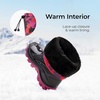 image:imageDREAM PAIRS Boys Snow Boots Waterproof Camouflage Slip Resistant Mid Calf Faux Fur Lining Outdoor Muck Winter Shoes for LittleBig KidsRedBlack