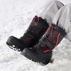 image:imageDREAM PAIRS Boys amp Girls Mid Calf WaterResistant Winter Snow Boots for ToddlerLittleBig KidBlackRed
