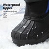 image:imageDREAM PAIRS Boys amp Girls Mid Calf WaterResistant Winter Snow Boots for ToddlerLittleBig KidBlackRoyal