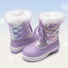image:imageDREAM PAIRS Cozy Kids Snow Boots Warm amp WaterResistant Winter Boots with Faux Fur for AllDay Play NonSlip Mid Calf BootsLight Purple