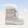image:imageDREAM PAIRS Cozy Kids Snow Boots Warm amp WaterResistant Winter Boots with Faux Fur for AllDay Play NonSlip Mid Calf BootsOffwhite