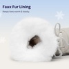 image:imageDREAM PAIRS Cozy Kids Snow Boots Warm amp WaterResistant Winter Boots with Faux Fur for AllDay Play NonSlip Mid Calf BootsOffwhite