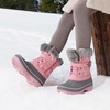 image:imageDREAM PAIRS Girls Boys Snow Boots WaterResistant Outdoor Warm Cozy AntiSlip Mid Calf Faux Fur Lining Winter Shoes for LittleBig KidsPink