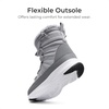image:imageDREAM PAIRS Girls Boys Winter Snow Boots Slip Resistant Faux Fur Lined Windproof Warm SlipOn Boots for KidsGrey