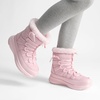 image:imageDREAM PAIRS Girls Boys Winter Snow Boots Slip Resistant Faux Fur Lined Windproof Warm SlipOn Boots for KidsPink
