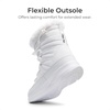 image:imageDREAM PAIRS Girls Boys Winter Snow Boots Slip Resistant Faux Fur Lined Windproof Warm SlipOn Boots for KidsWhite