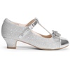 image:imageDREAM PAIRS Girls Dress Shoes Mary Jane Heel TStrap Party Flower Wedding Princess Pumps for Little Big KidSilver
