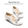 image:imageDREAM PAIRS Girls Dress Shoes Mary Jane Heel TStrap Party Flower Wedding Princess Pumps for Little Big KidWhite