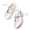 image:imageDREAM PAIRS Girls Dress Shoes Slingback Heels Round Toe Pump for Little Big Kids Flower Party Wedding PrincessIvory