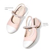 image:imageDREAM PAIRS Girls Dress Shoes Slingback Heels Round Toe Pump for Little Big Kids Flower Party Wedding PrincessPinkWhite