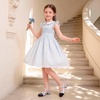 image:imageDREAM PAIRS Girls Dress Shoes Slingback Heels Round Toe Pump for Little Big Kids Flower Party Wedding PrincessSilverBlack