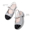 image:imageDREAM PAIRS Girls Dress Shoes Slingback Heels Round Toe Pump for Little Big Kids Flower Party Wedding PrincessSilverBlack
