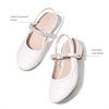 image:imageDREAM PAIRS Girls Dress Shoes Slingback Heels Round Toe Pump for Little Big Kids Flower Party Wedding PrincessWhite