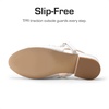 image:imageDREAM PAIRS Girls Dress Shoes Slingback Heels Round Toe Pump for Little Big Kids Flower Party Wedding PrincessWhitePearl