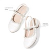 image:imageDREAM PAIRS Girls Dress Shoes Slingback Heels Round Toe Pump for Little Big Kids Flower Party Wedding PrincessWhitePearl